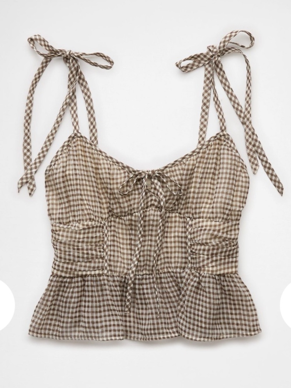 AE Corset Peplum Top